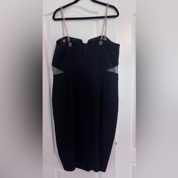 City Chic Ann Chain Dress - Sheath dress black size 18 - Picture 5 of 5